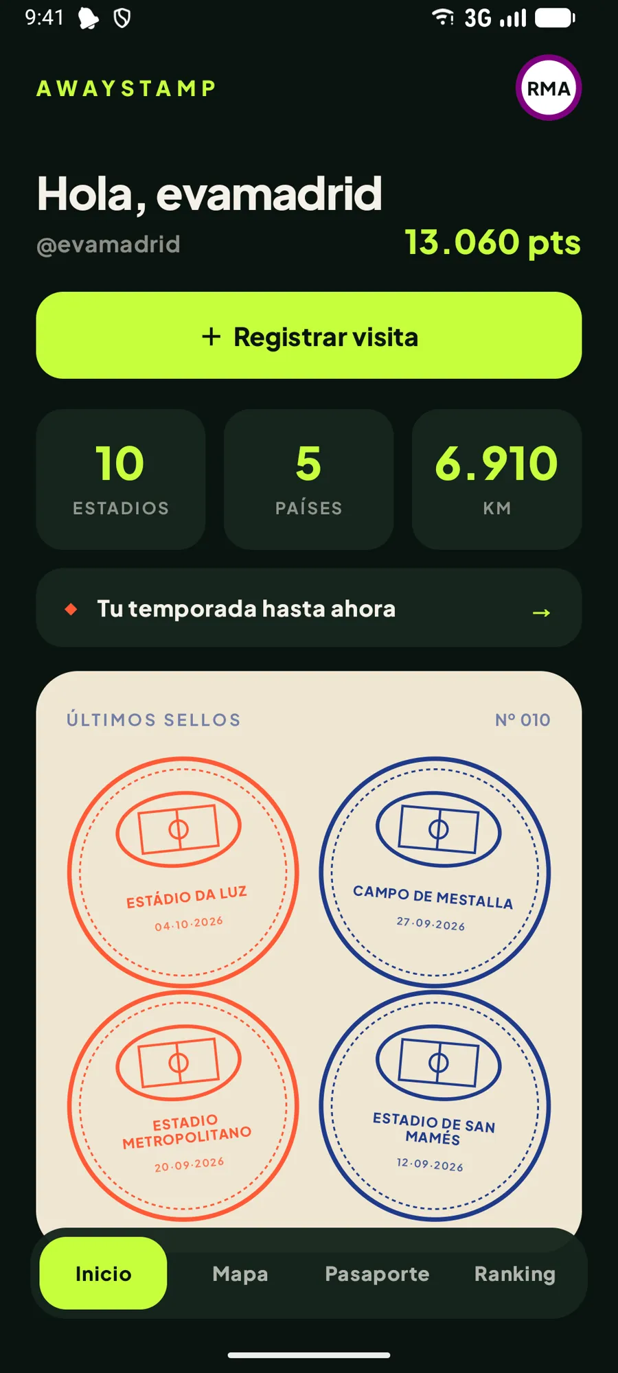 Registra la visita en segundos