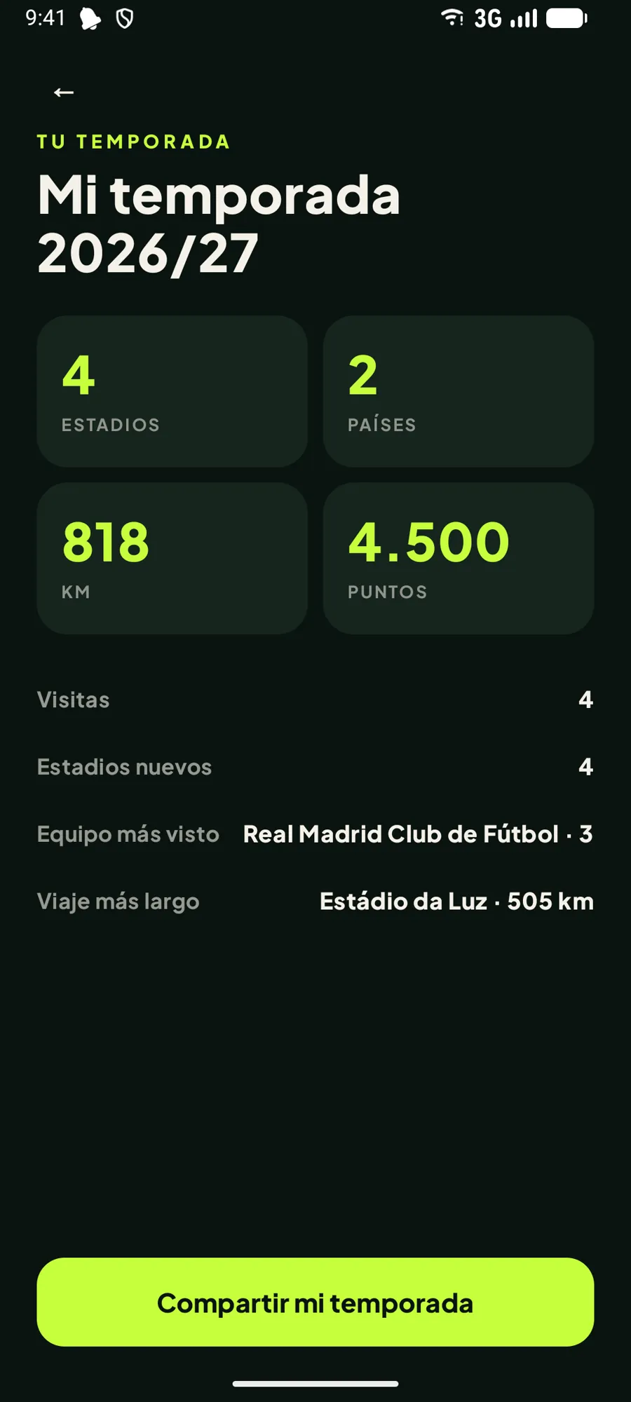 El resumen de tu temporada, listo para compartir
